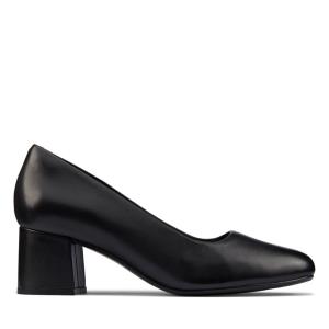 Clarks Sheer55 Court Pumps Damen Schwarz | CLK146VLK