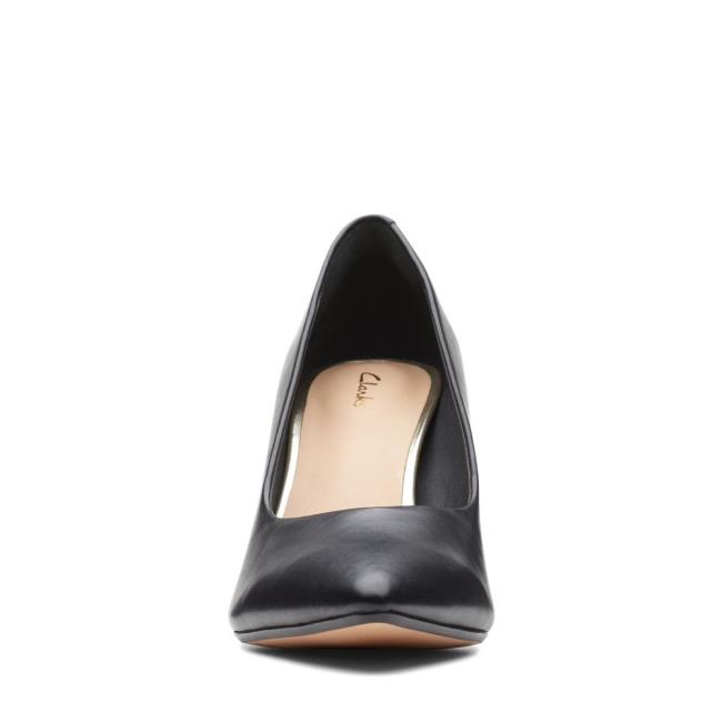 Clarks Violet 85 Court Pumps Damen Schwarz | CLK163GOX